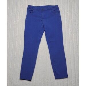 Christopher & Banks Women's Size 4 Average Royal Blue Slim Fit Jeans Stretch